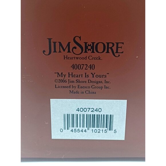 Jim Shore Heartwood Creek Girl Holding Heart "My Heart Is Yours" Figurine NWT - Picture 11 of 12